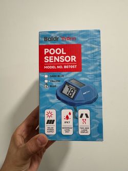BaldrTherm B0705T Solar Pool Thermometer Floating Digital Temperature Sensor Blue