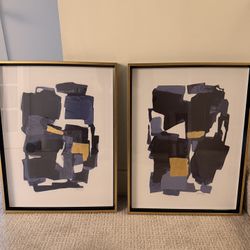Abstract artwork, Set of 2 