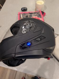 Bluetooth Full Face Motorcycle Helmet PRO