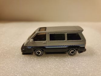Diecast Toy Diorama Model 1984-89 Toyota Van Space Cruiser Van Silver 1:64 NM