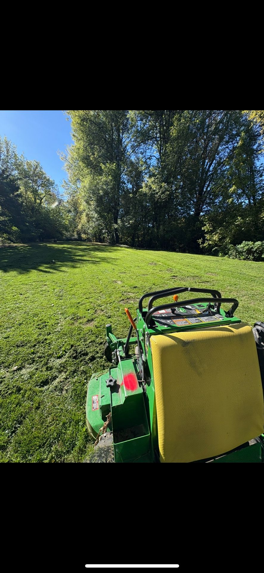 John Deere Stand On 48 Deck Size
