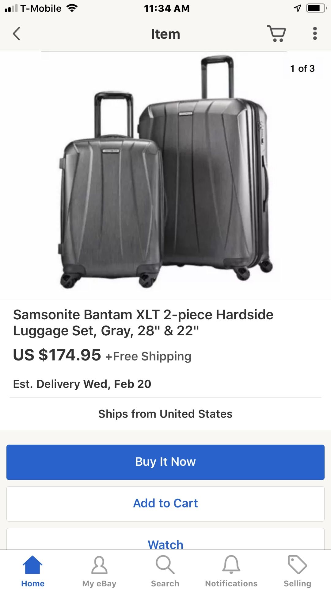 Bantam xlt samsonite sale