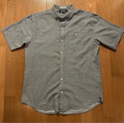 Ezekiel Mens Camp Shirt Gray XXL
