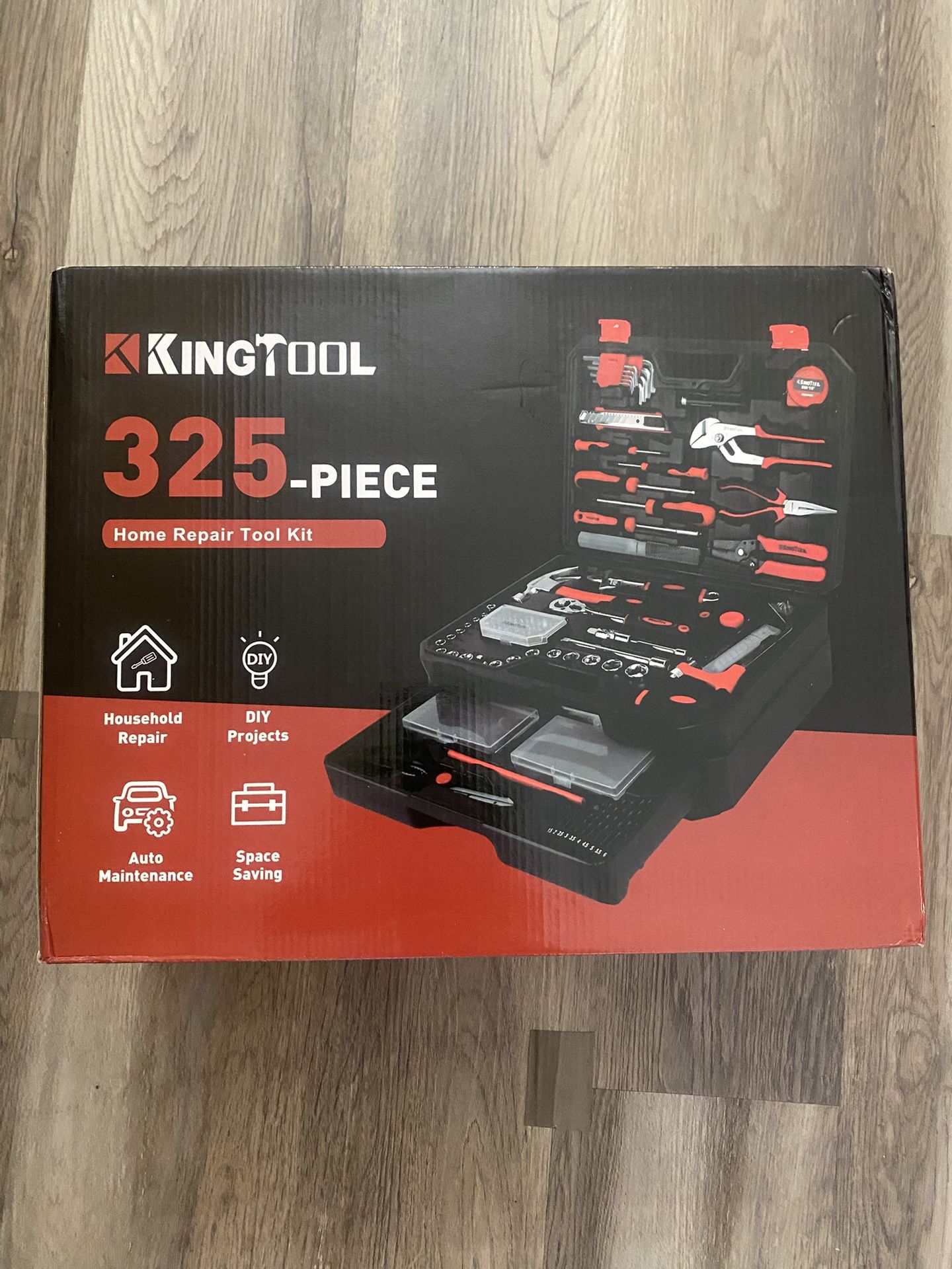 King Tool - 325 Piece Household Tool Kit - Brand New