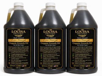 3 pcs gallons Louisa organic  growth oil wholesale