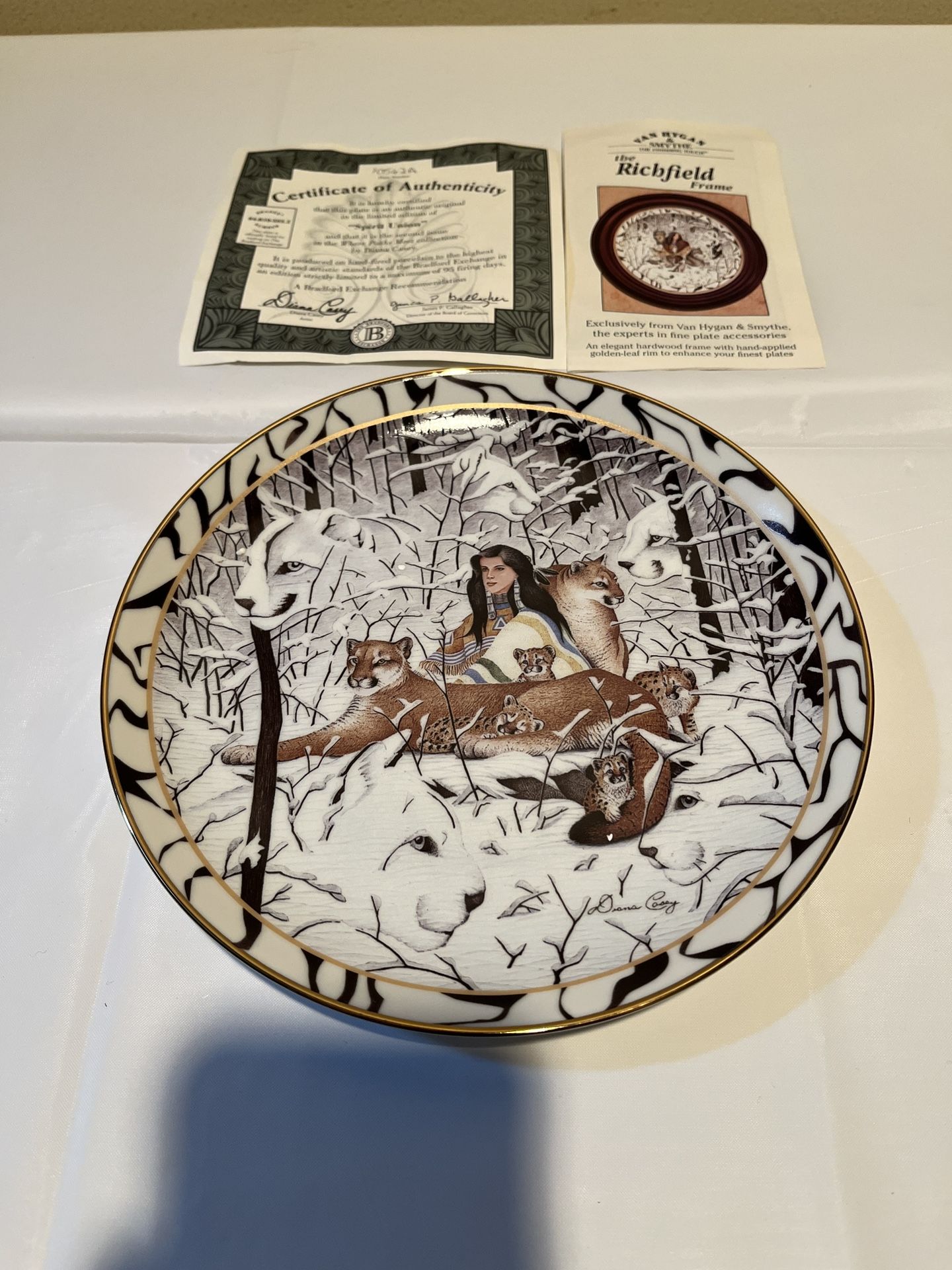 WHERE PATHS MEET BRADFORD EXCHANGE SPIRIT UNION By Diana Casey 1996