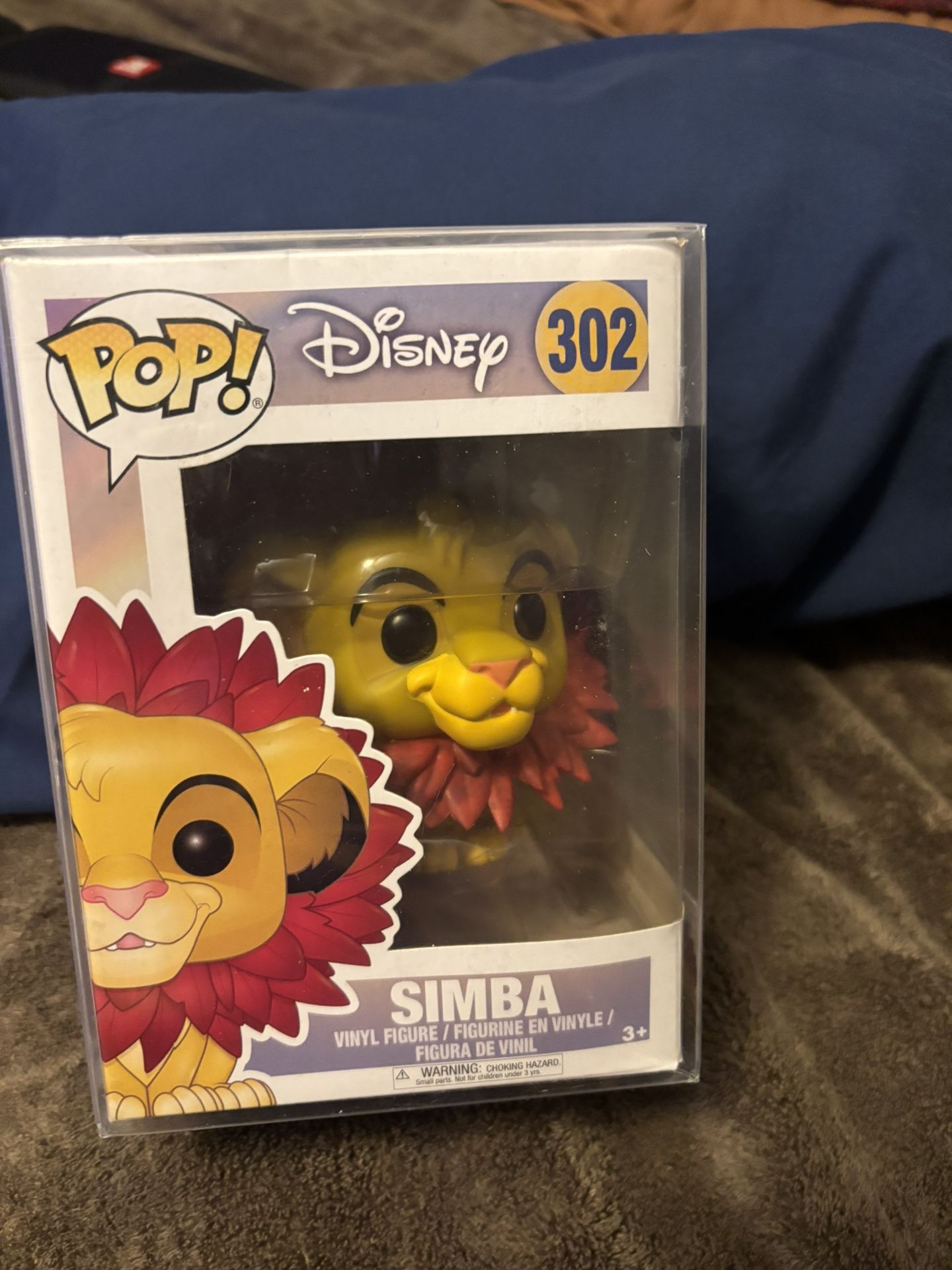 BRAND NEW!! Funko Pop! #302 Disney Lion King (Simba) W/BOX PROTECTOR