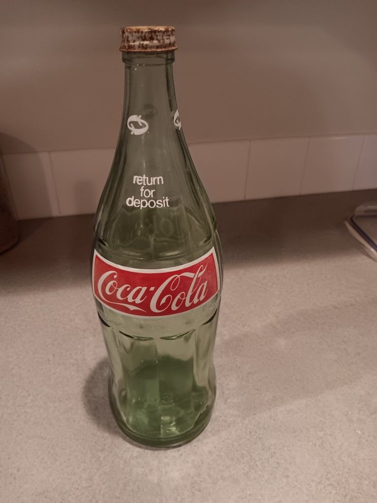 Vintage Coca Cola Glass Bottle
