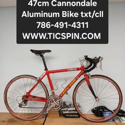 Aluminum Frame Bike Cannondale 47cm 