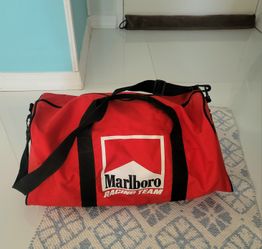 New 90's Marlboro Racing Team Duffle bag, Never used.