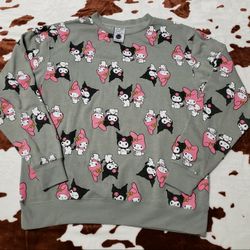 Hello Kitty My Melody Kuromi Sweater Sweatshirt 