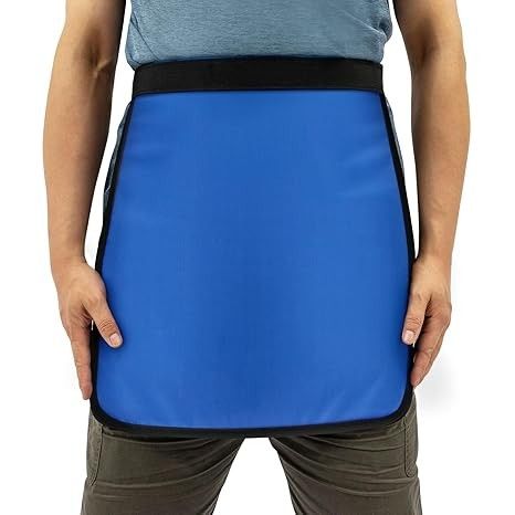 Protective Lead Half Apron for X-Rays, 17.7"x 17.7", 0.5Mmpb