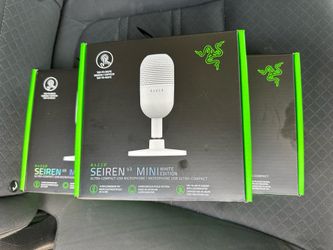 Razer Seiren V3 USB Mic – White – RGB,  MINI , USB-C (RZ19-0(contact info removed))