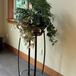 Copper & Metal Plant Stand