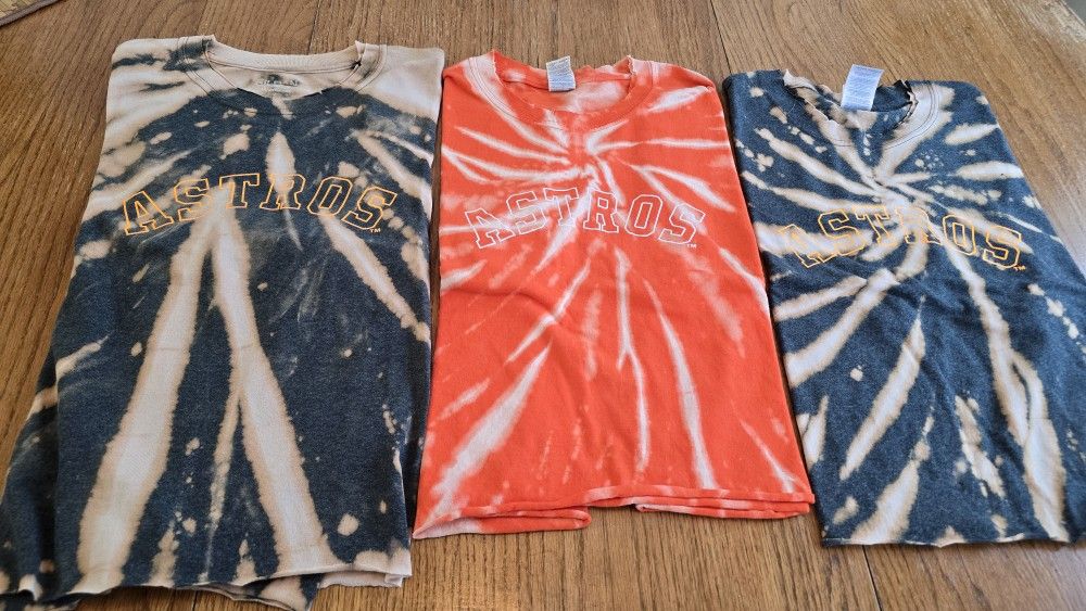 Cropped Astros T-Shirts Lg