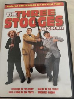 The Three Stooges, in color, 4 Movie Shorts DVD