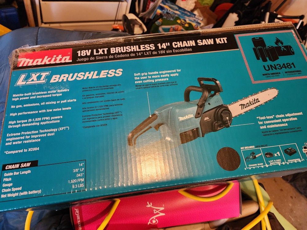 Makita 14" Chainsaw 18v Electric