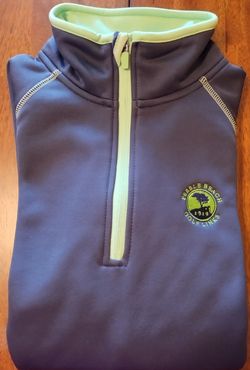 Pebble Beach Golf Links Performance Driver 1/4 Zip by The Weather Company Men's Large