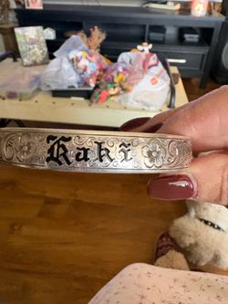 Hawaiian silver bracelet