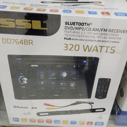 NEW SSL Car Stereo Bundle With FREE Back Up Camera 