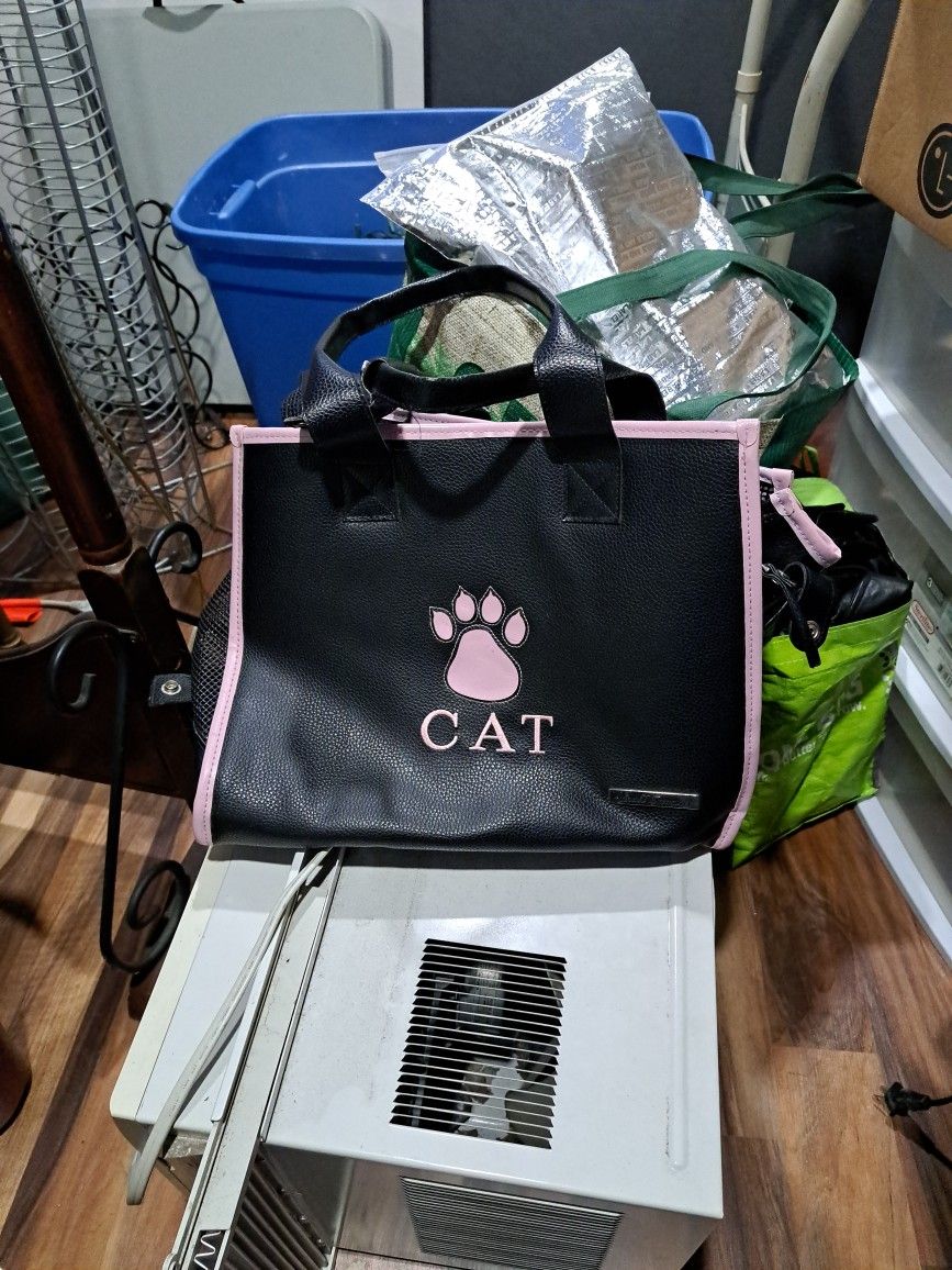 Really Nice Leather Cat Bag