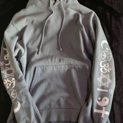 baby blue hoodie