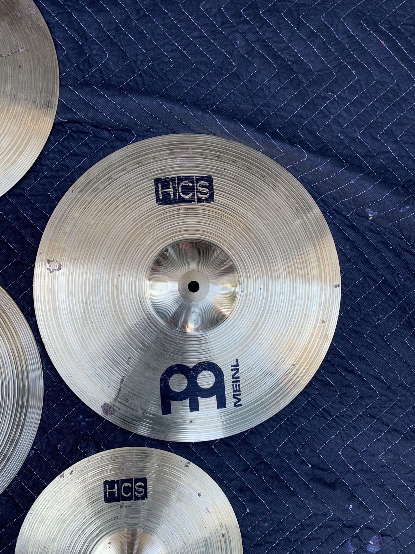 Meinl HCS Series Drum Cymbals 14” Crash 10” Splash See Ad for Prices