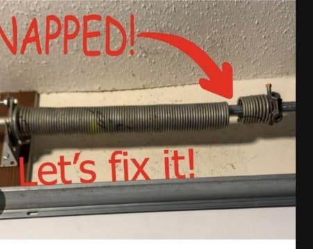 Tension Springs, All, For Garage Door 