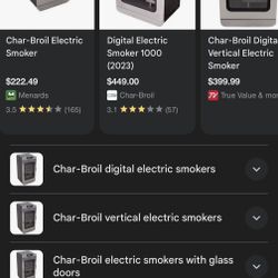 Electric Char-broil Smoker