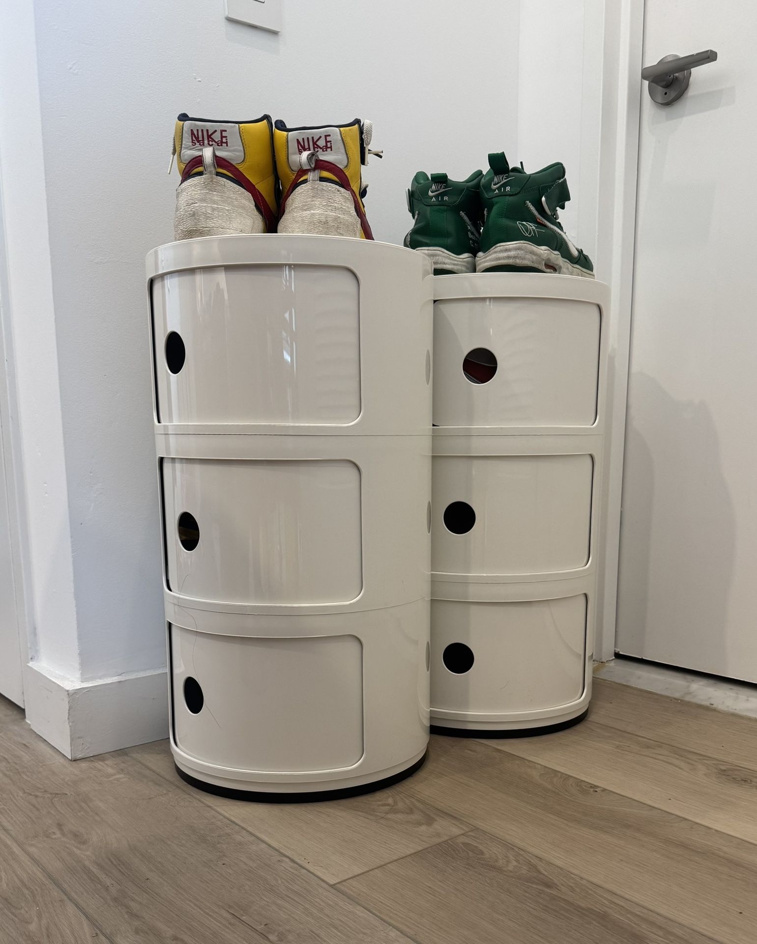 2x Kartell Componibili Classic (White)