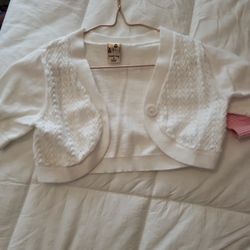2 Short Sleeve Cardigans Size 4