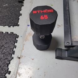 1x 65lb Dumbell