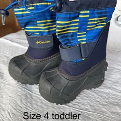 Snow Boots Size 4 Toddler 