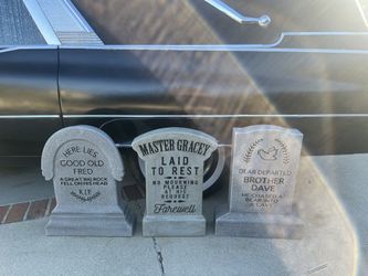 Haunted Mansion Tombstones