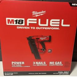 M18 FUEL 3-1/2 in. 18-Volt 21-Degree Lithium-Ion Brushless Cordless Framing Nailer (Tool-Only)