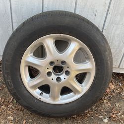 1 Mercedes Wheel+tire W220 W140 Michelin 235/60-R16 MXV4