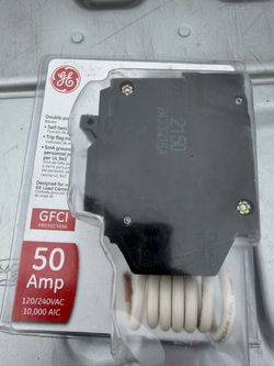 GE General Electric 50amp Gfci Circuit Breaker 