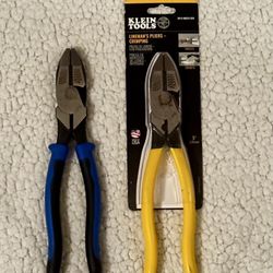 $30 Each. New Klein Tools 9 in. High Leverage Side Cutting Pliers with Crimping Die