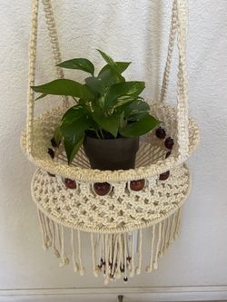 Long Macrame Plant Hanger