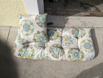 Cushion Set For Bench Or Wicker Love Seat