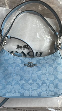 COACH Teri Shoulder Bag In Signature Chambray