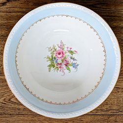 Homer Laughlin Chateau Eggshell Georgian 8 5/8” Round China Vegetable Bowl USA