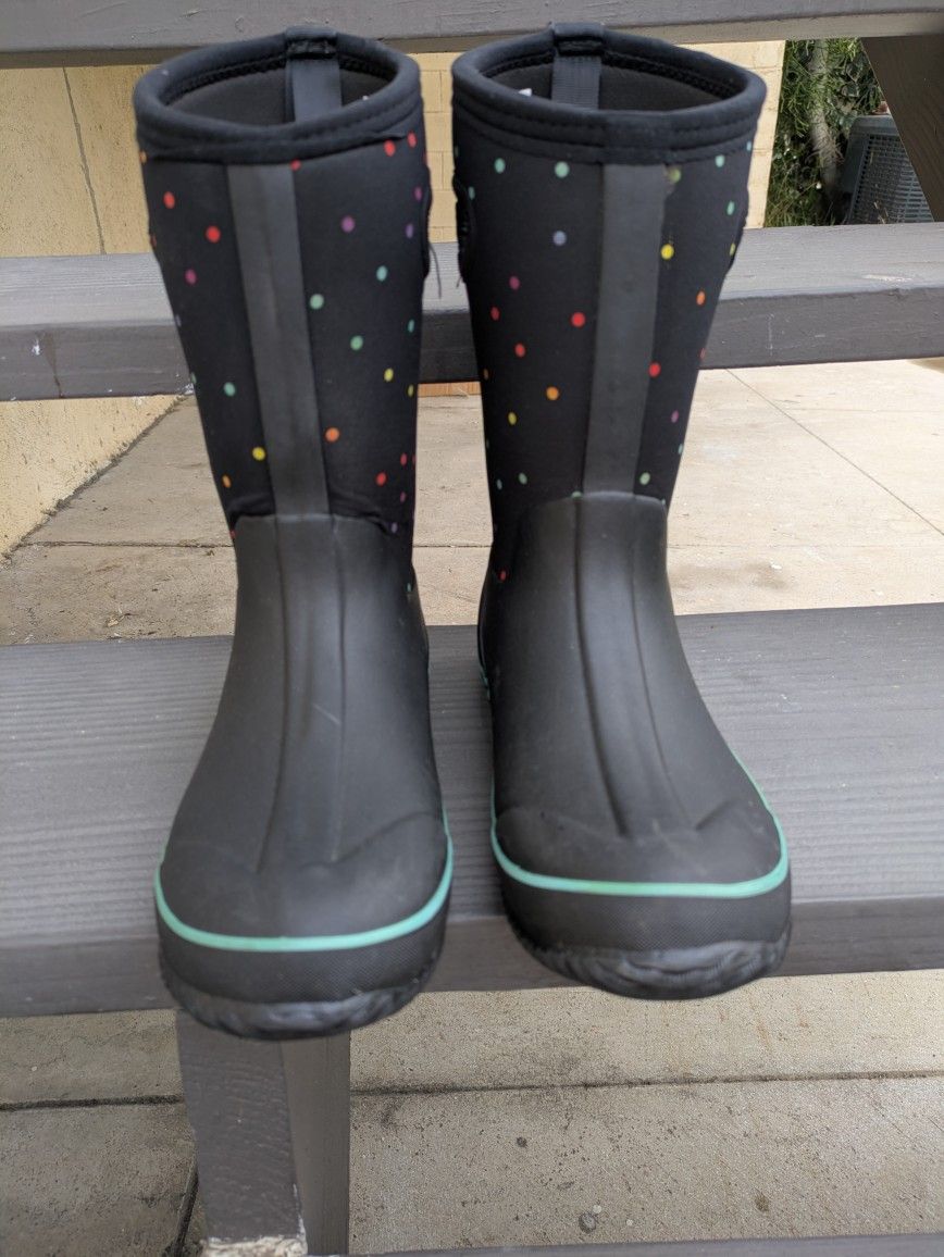 Rain Boots Kids Size 5 or Women Size 7