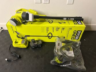 RYOBI ONE+ 18V 13 in. Cordless Battery String Trimmer/ Lawn Edger with 4.0 Ah Battery and Charger