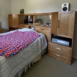 Queen Bed Frame With Storage Drawers 