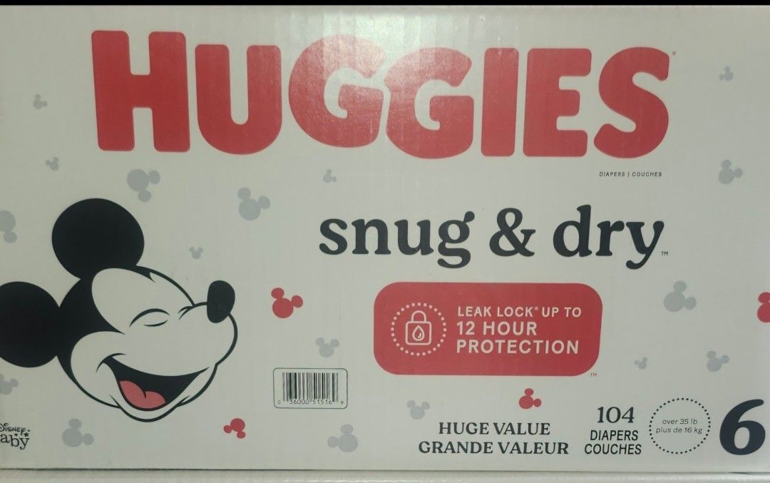 Huggies Size 6. 104 Count