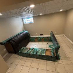 Waterbed frame and waterbed mattress