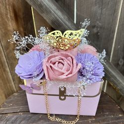 Mini Eternal Wood Flower Bag