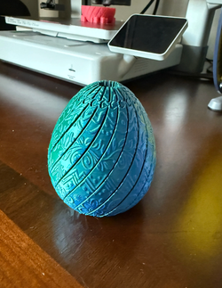 Embossed Twisty Dragon Egg