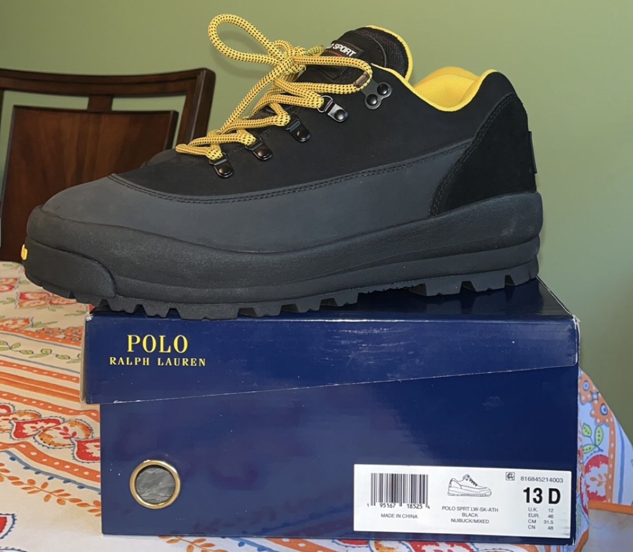 Size-13 Polo Sport Mountain Sneaker 
